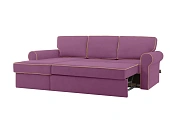 Фото №3 Угловой диван-кровать Murom, фиолетовый