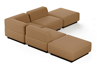 Фото №4 Сиб МОД5. угловой модульный диван Экокожа Фокс