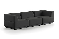 Фото №1 Сиб МОД4. модульный диван Экокожа Блэк