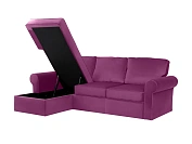 Фото №5 Угловой диван-кровать Murom, фиолетовый