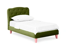 Кровать Candy, зеленый, розовый