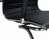 Фото Офисное кресло для посетителей DOBRIN CODY черный хромированная сталь LMR-102N 5