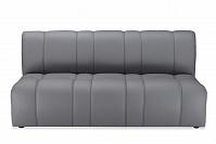 Фото №4 Ригель трехместный диван без подлокотников Экокожа Лайт грей