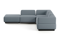 Фото №2 Сиб MOD8. угловой модульный диван Экокожа Лайт Грей