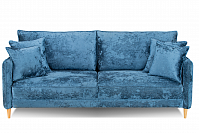 Фото Йорк Премиум диван-кровать плюш Мадейра блю 1