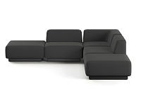 Фото №1 Сиб МОД5. угловой модульный диван Экокожа Блэк