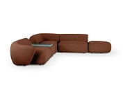 Фото №3 Модульный диван Fabro, терракотовый