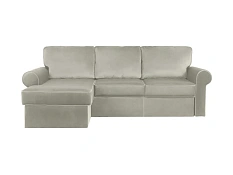 Угловой диван-кровать Murom, белый