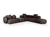 Фото №5 Модульный диван Fabro, коричневый