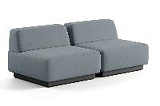 Сиб MOD1. модульный диван Экокожа Лайт Грей