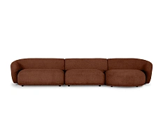 Модульный диван Fabro, терракотовый
