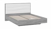Кровать без подъемного механизма Тип 1 Миранда-202 004 000 Серый Белый