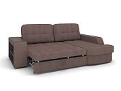 Фото Берлин, угловой диван с широким подлокотником Verona dark brown 744 (K) 4