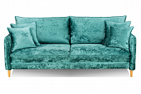 Фото Йорк Премиум диван-кровать плюш Мадейра азур 1